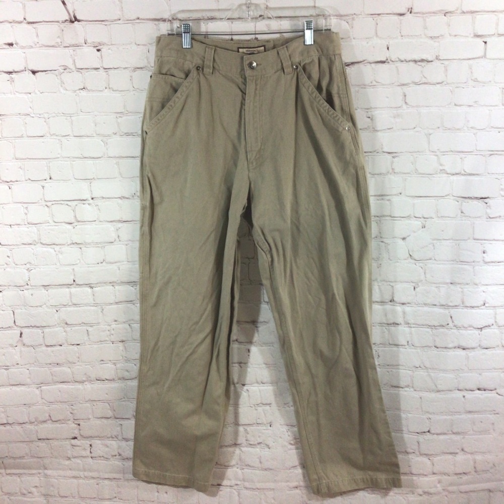 Vintage Adirondack Trading Company Khaki Cotton Pants Size 32 x 32